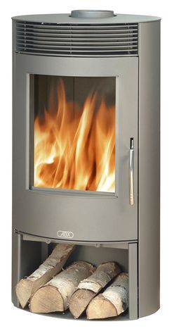 Печь-камин ABX Tartu 5, серая сталь в Казани